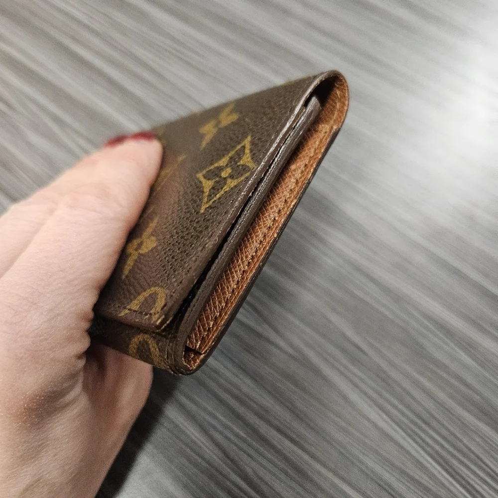 Louis Vuitton Brown Monogram Canvas Compact Wallet